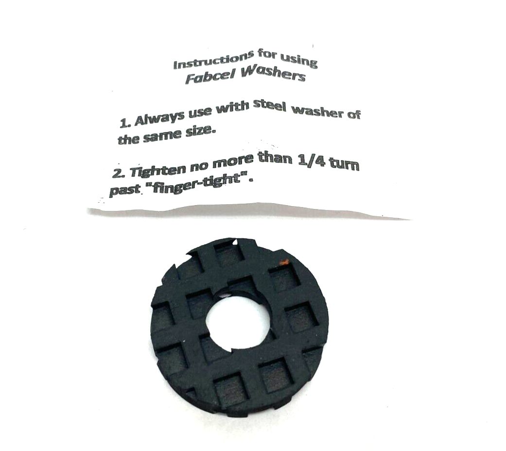 Fabreeka Type 100 Fabcel Damping Cushion Washer 2" OD x 3/4" ID - Maverick Industrial Sales