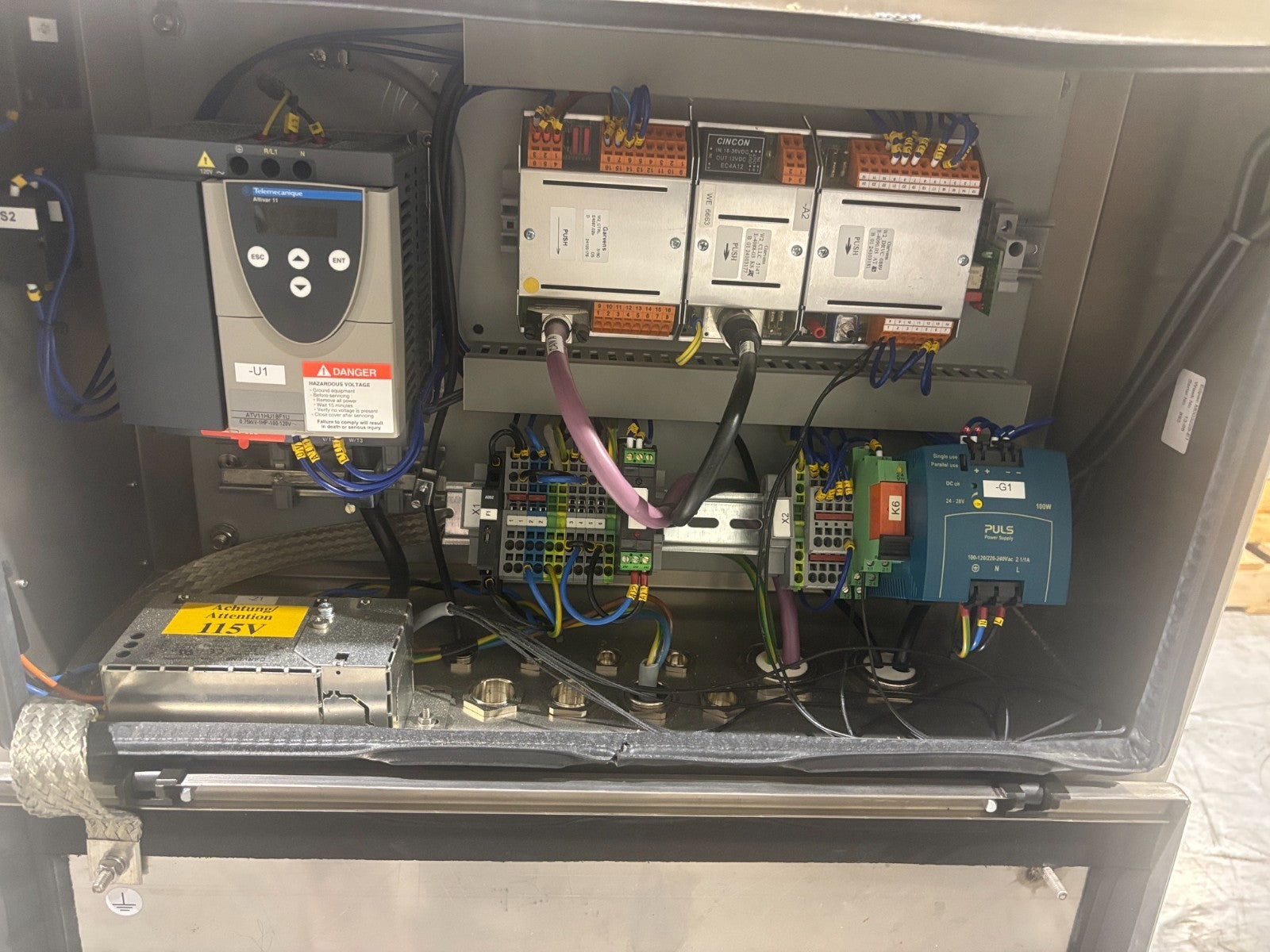 Garvens Automation E 40 Check Weigher System, Mettler Toledo SB60.2 Scale - Maverick Industrial Sales