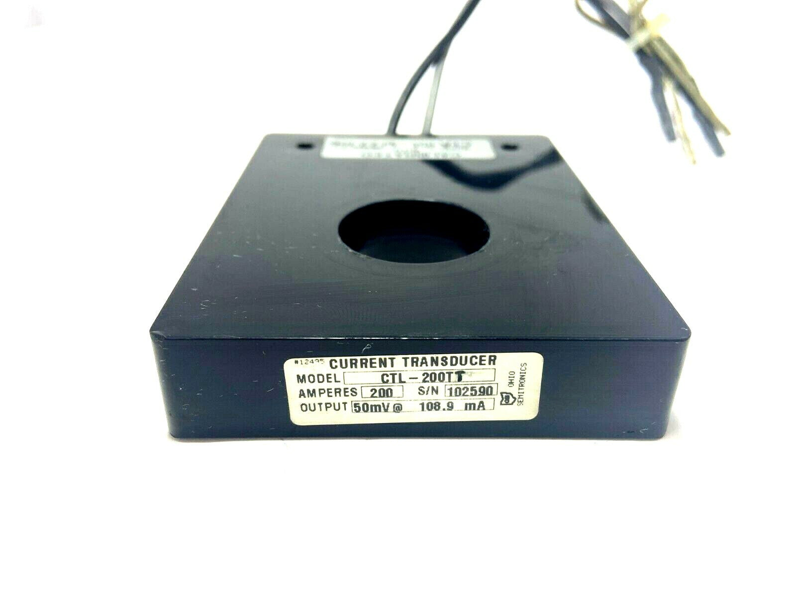 CTL-200T | Ohio Semitronics Current Transducer 200A 50mV - Used - Maverick Industrial Sales
