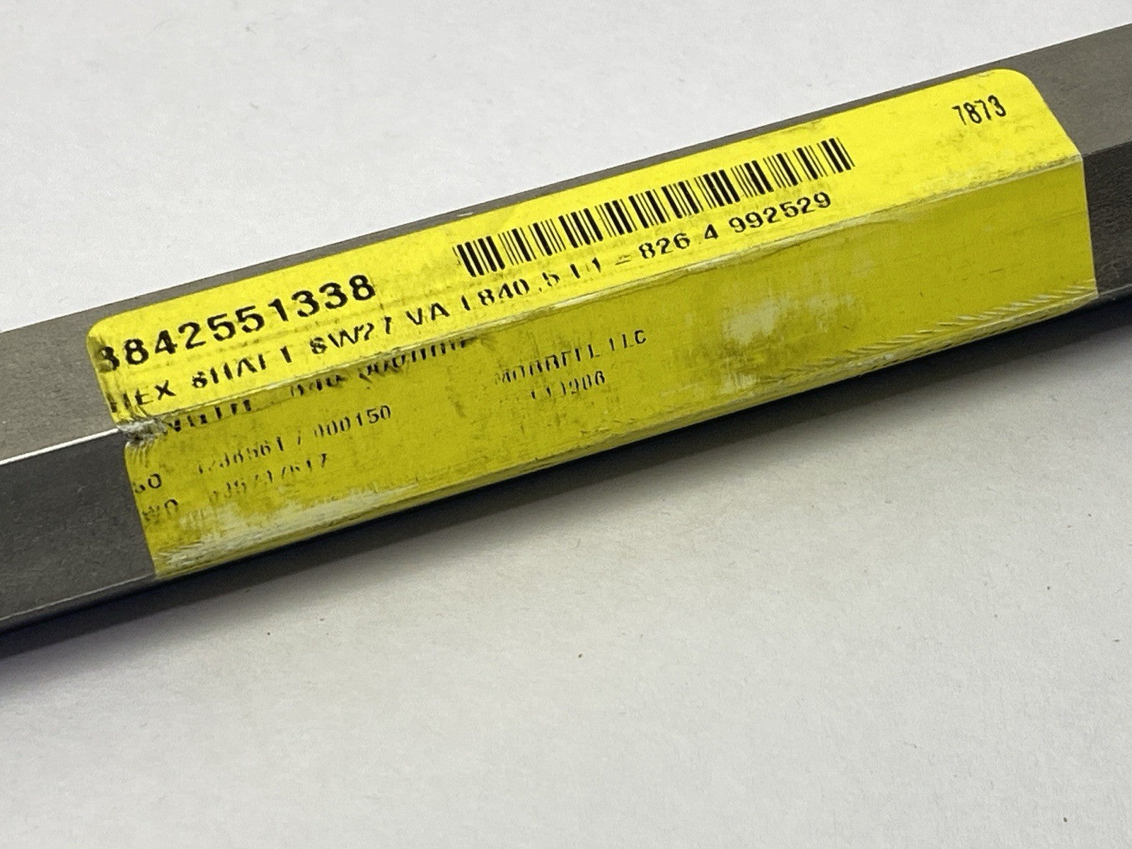 Bosch Rexroth 3842551338 Hex Shaft SW27 L840,5 992529 LOT OF 2 - Maverick Industrial Sales