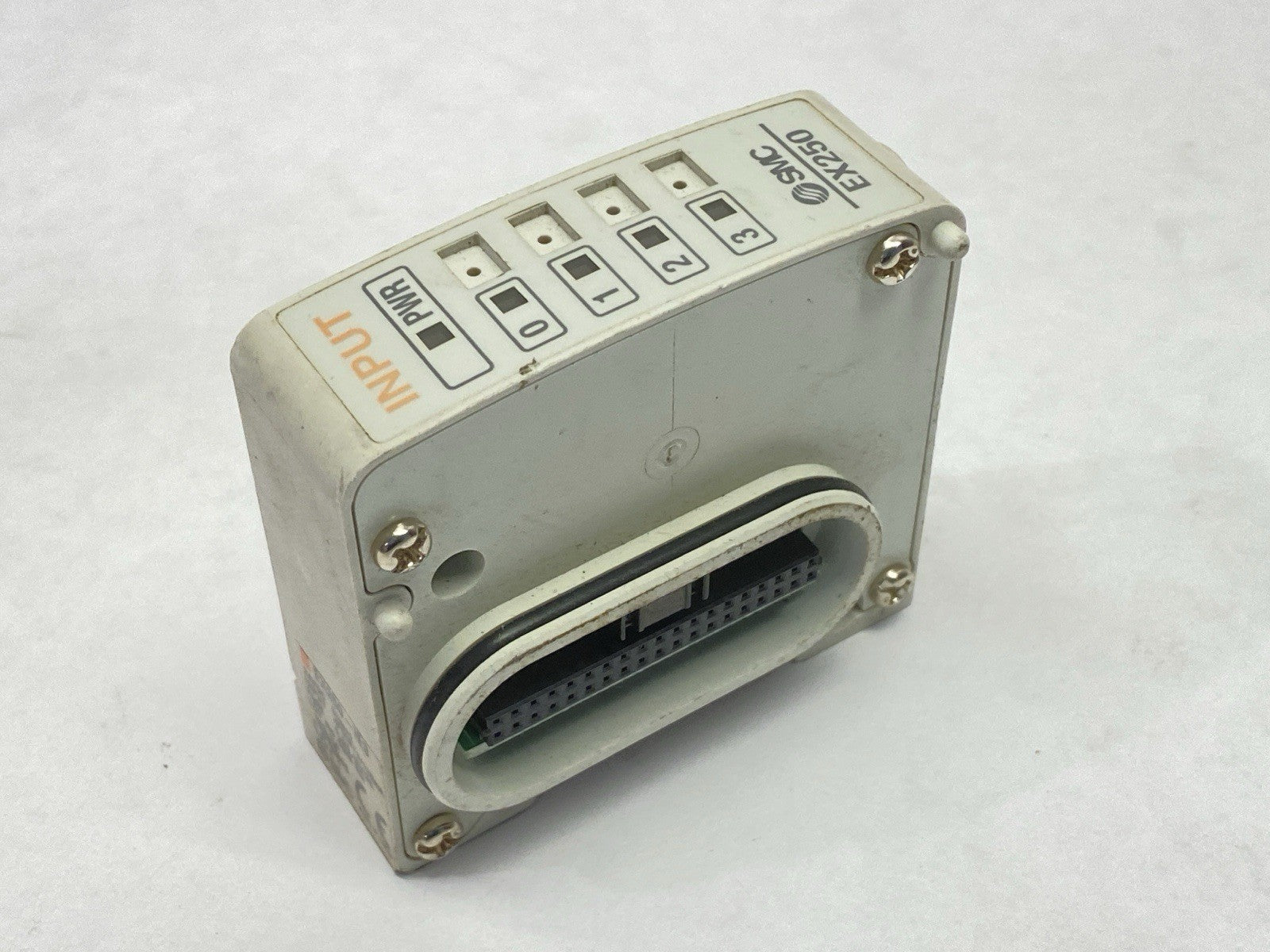 EX250-IE3 | SMC Pneumatic Manifold Input Unit 4x M8 3-Pin - Used - Maverick Industrial Sales