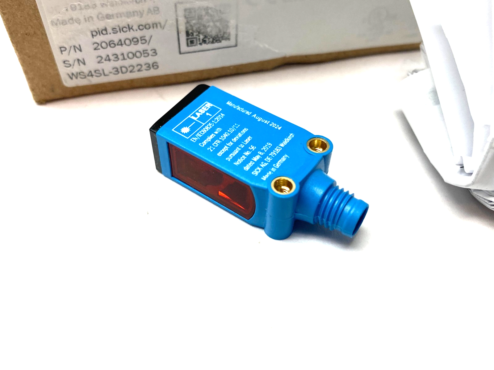 Sick WS4SL-3D2236 Miniature Through-Beam Photoelectric Sensor 2064095 - Maverick Industrial Sales