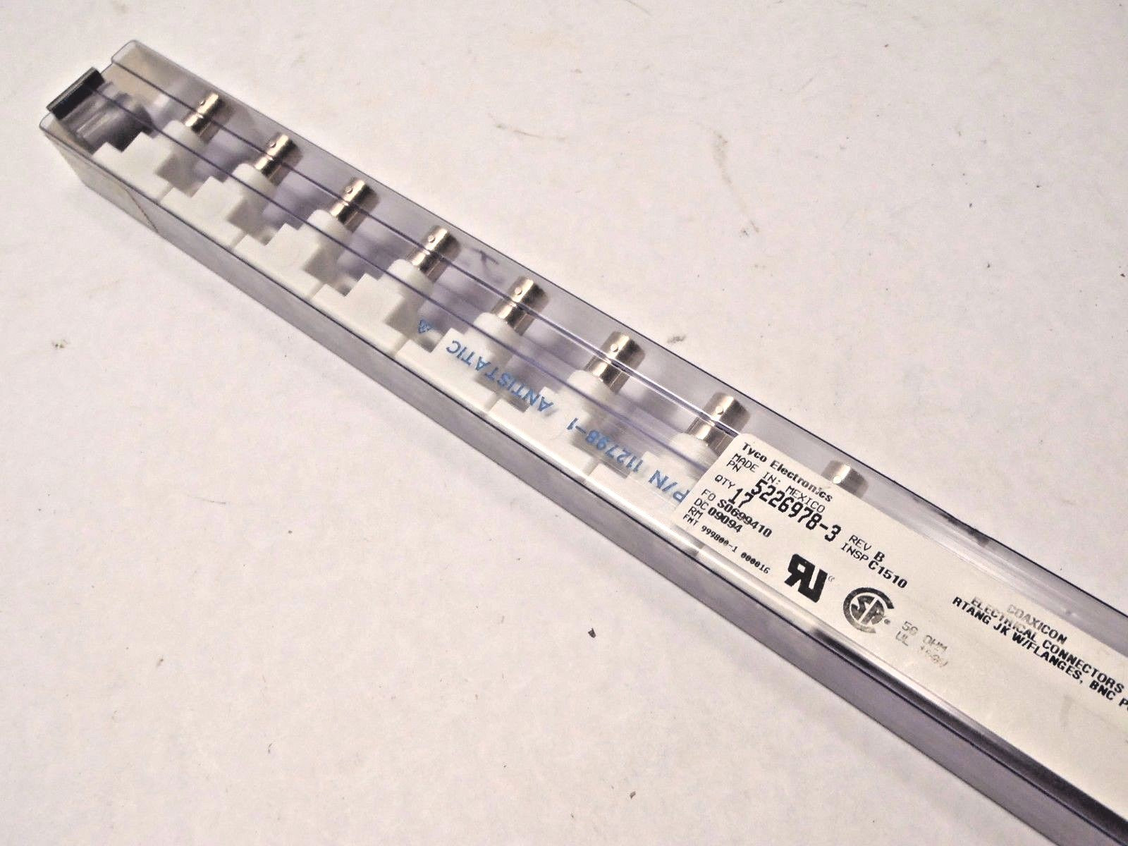 TE Connectivity 5226978-3 BNC Connector Jack Female Socket 50 Ohm LOT OF 8 - Maverick Industrial Sales