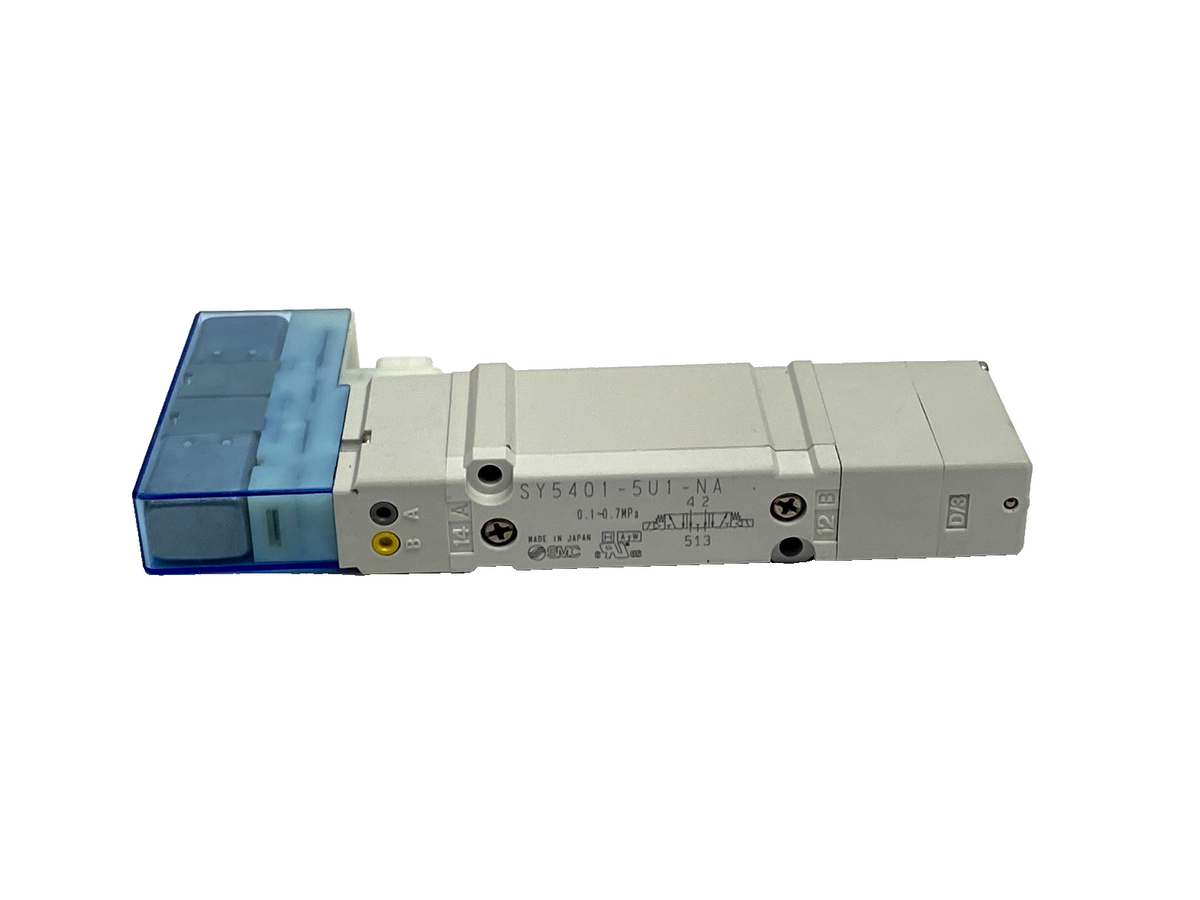 SY5401-5U1-NA | SMC Solenoid Valve, 5-Port 3-Pos. Exhaust Center, Internal Pilot - New – Open box - Maverick Industrial Sales