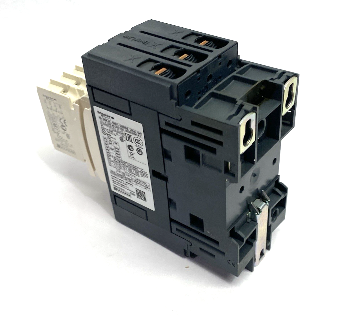 LC1D65A | Schneider Electric TeSys Contactor 65A 3-Pole w/ LADN22 Aux. Contact - Used - Maverick Industrial Sales