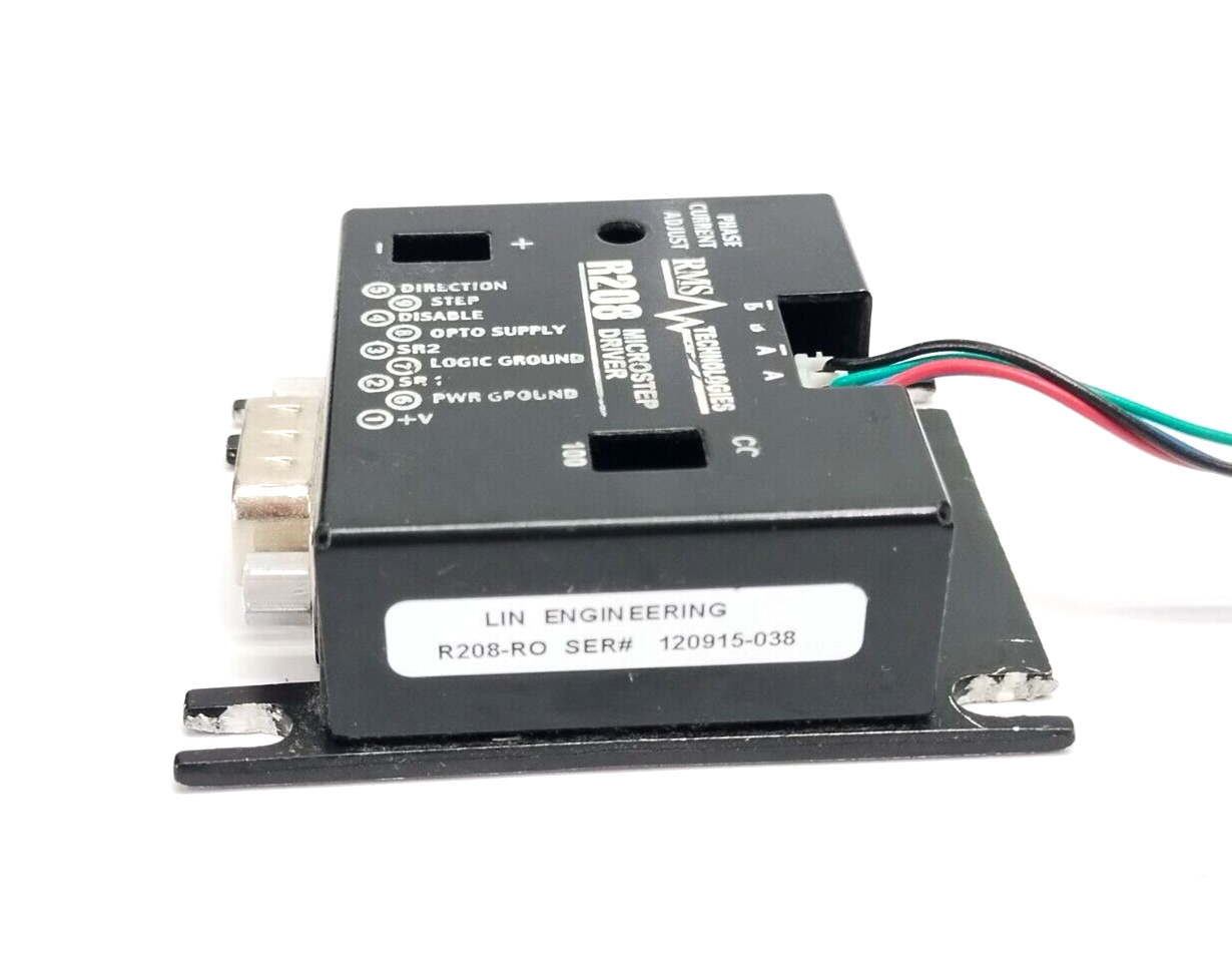Lin Engineering 4418S-06S-RO Stepper Motor w/ RMS R208 Stepper Driver R208-RO - Maverick Industrial Sales