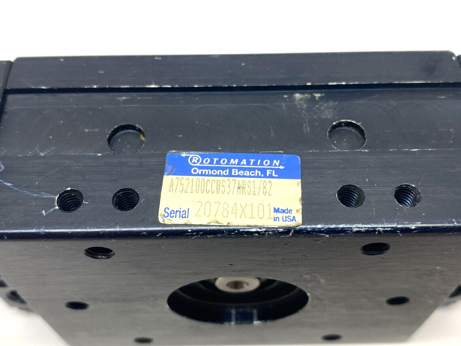 Rotomation A752100CCWS37ARS1/82 Rotary Actuator 90 Degree Single Rod - Maverick Industrial Sales