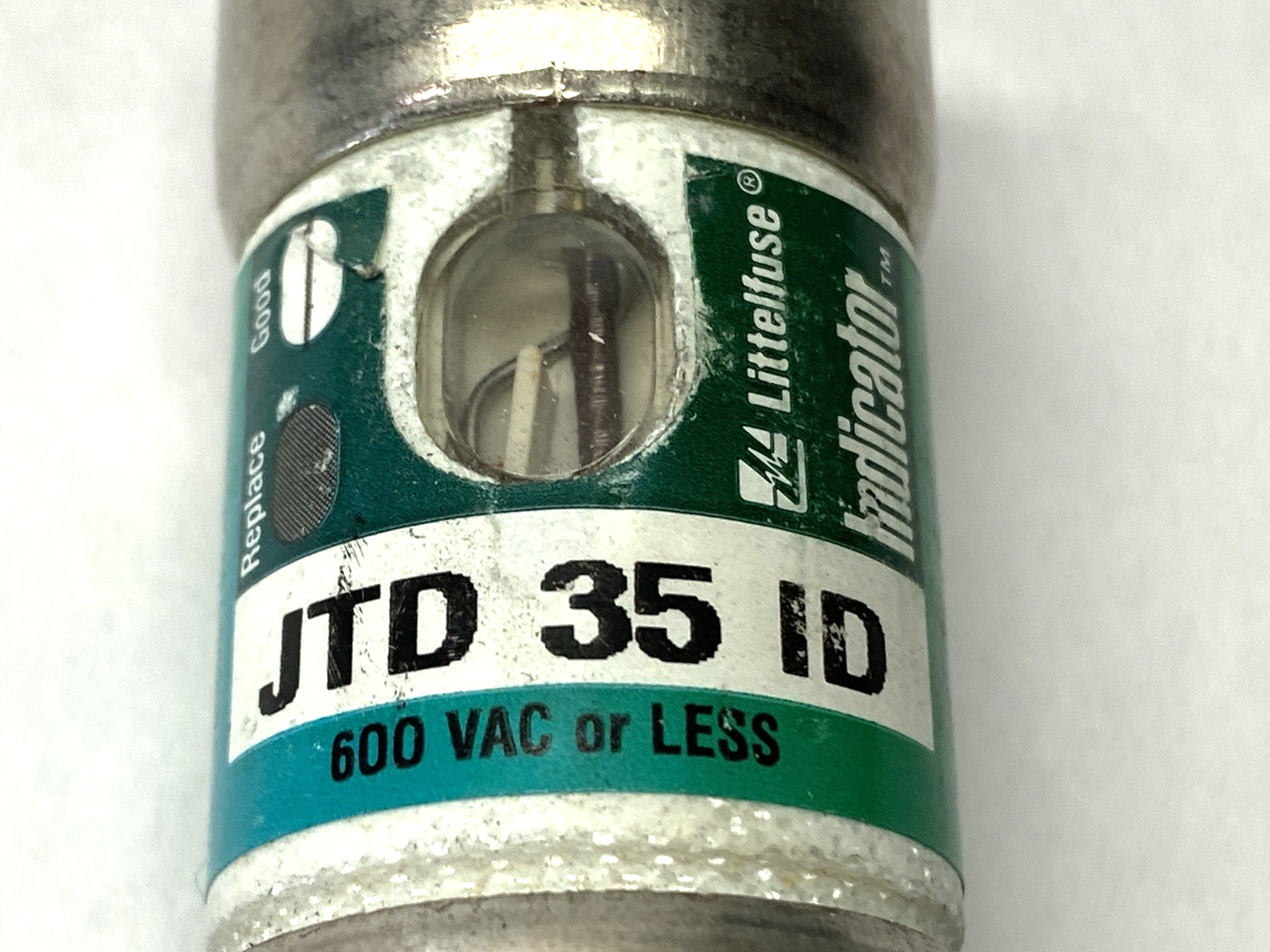 Littelfuse JTD35ID Current Limiting Time Delay Indicator Fuse Class J 600VAC 35A - Maverick Industrial Sales