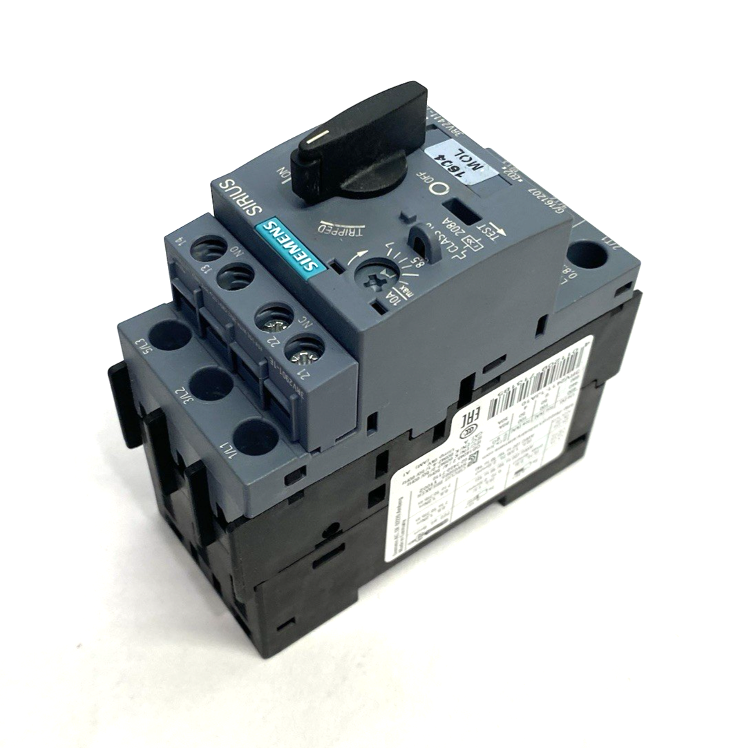 Siemens 3RV2411-1JA10 SIRIUS Motor Protection Circuit Breaker Size S00 - Maverick Industrial Sales