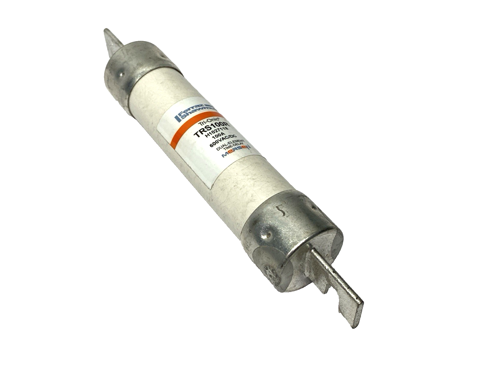 Mersen Ferraz Shawmut TRS100R Dual-Element Time-Delay Tri-Onic Fuse 600V 100A - Maverick Industrial Sales
