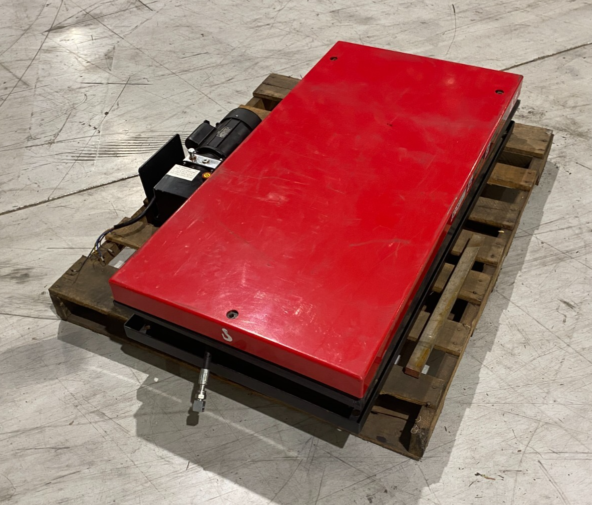 Dayton 35KT68 Scissor Lift Table 39" Max Lift, 8" Min Lift MISSING CONTROLS - Maverick Industrial Sales