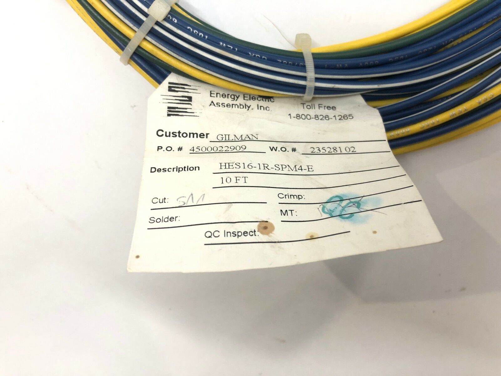 Gilman HES16-1R-SPM4-E 10 FT ABB Robot Control Cable L.X6140.111.03.00 - Maverick Industrial Sales