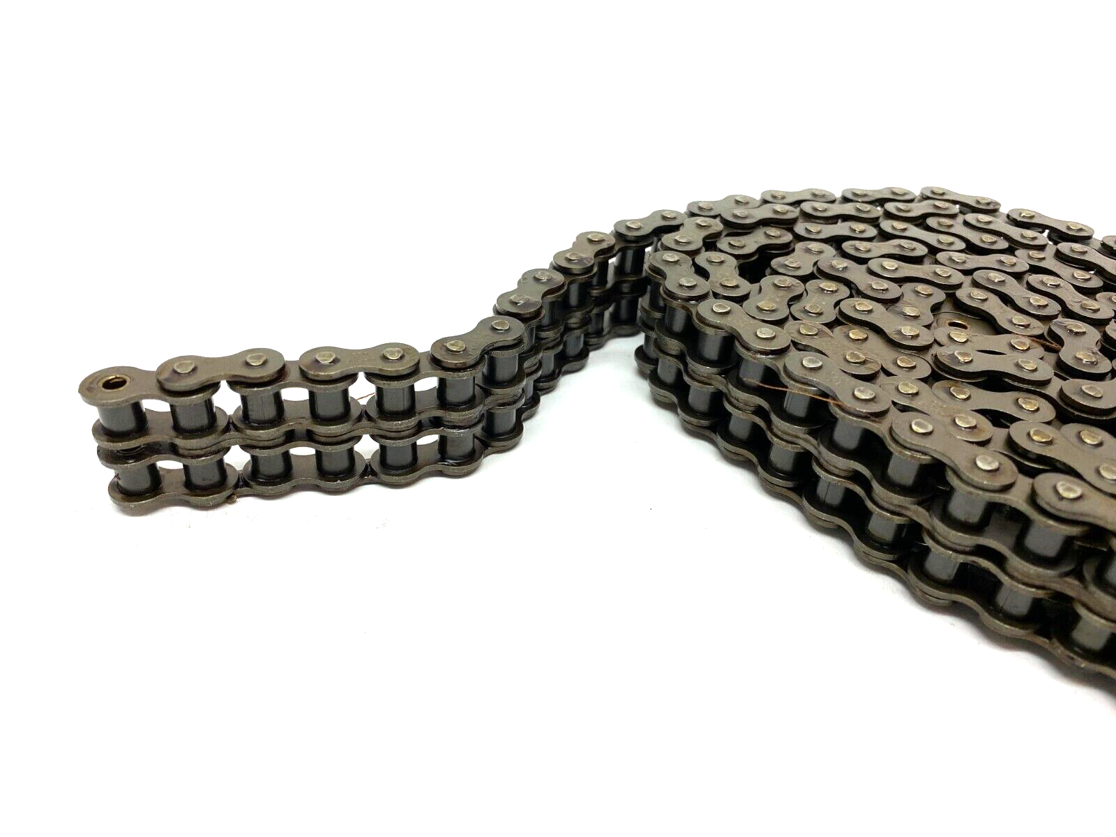 40-2 | Browning Steel Riveted Roller Chain 10ft Length Size 40 0.5" Pitch 2 Strand - New – Open box - Maverick Industrial Sales