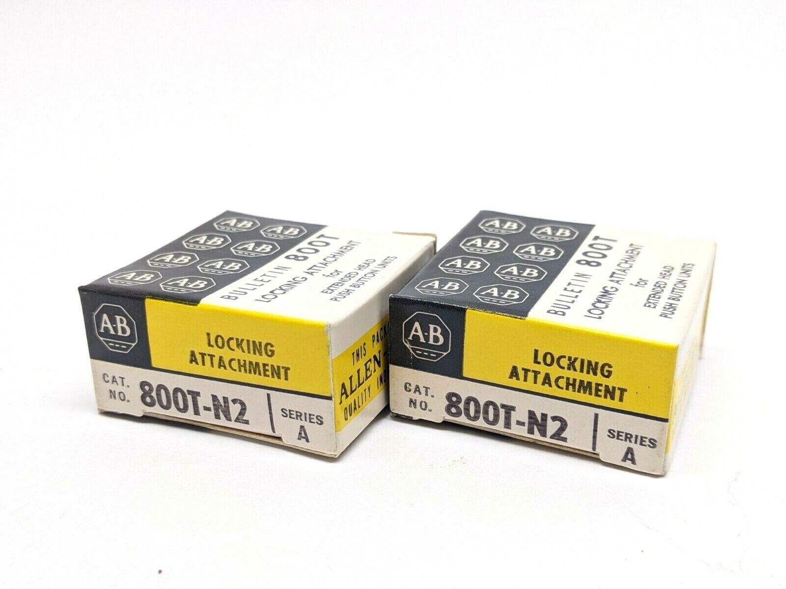 Allen Bradley 800T-N2 Extended Head Push Button Padlocking Attachment LOT OF 2 - Maverick Industrial Sales