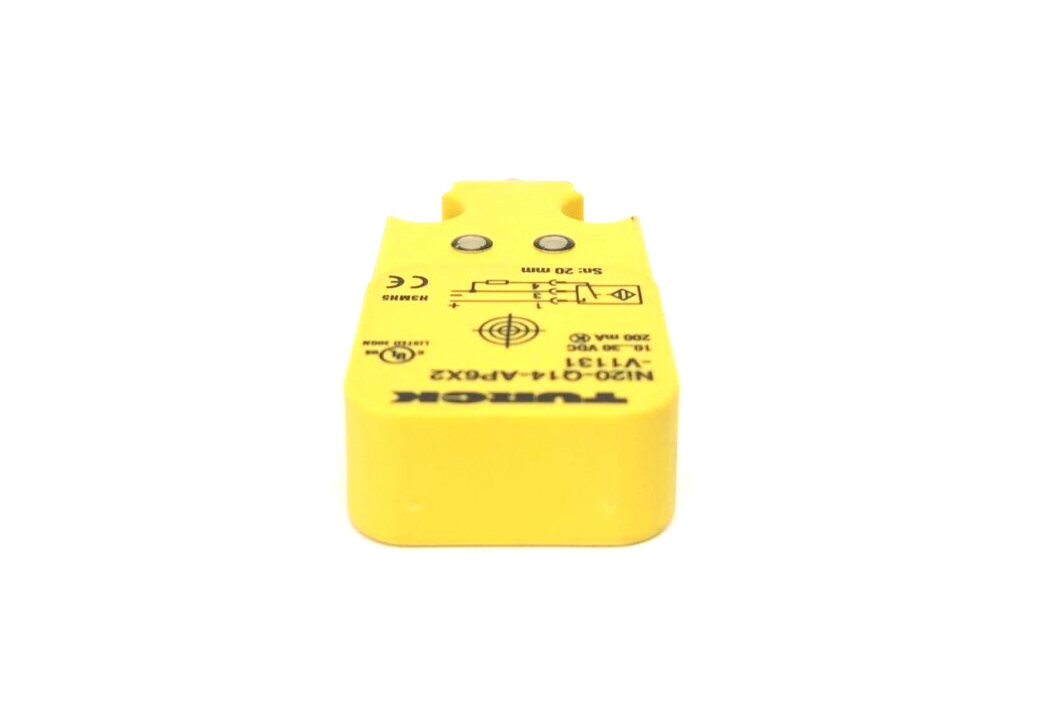 Turck Ni20-Q14-AP6X2-V1131 Rectangular Inductive Sensor M8 Male 3-Pin 4690210 - Maverick Industrial Sales