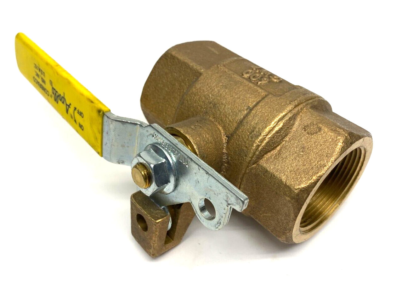 Apollo Conbraco 75-107-01 Bronze Locking Ball Valve Inline 1-1/2" - Maverick Industrial Sales