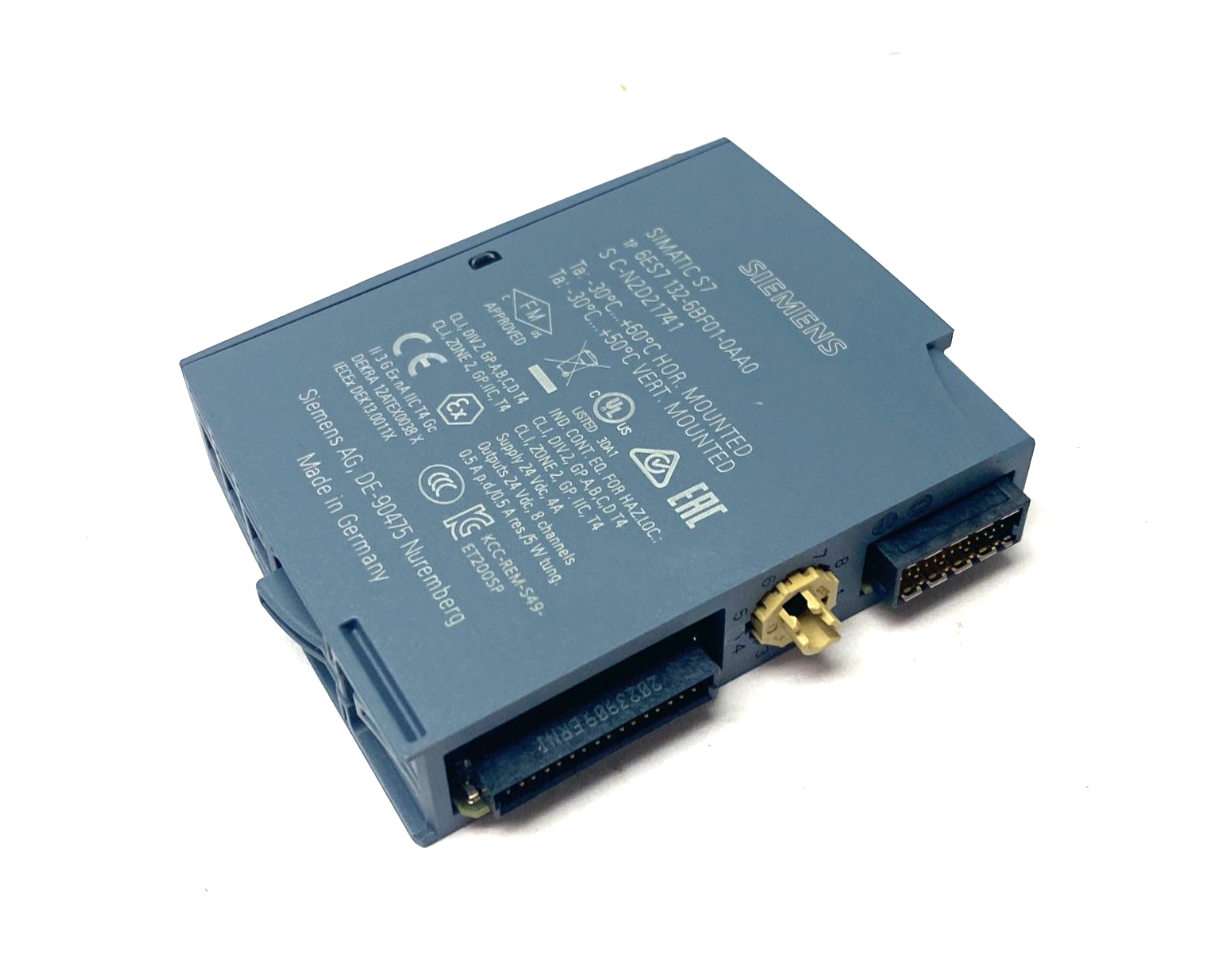Siemens 6ES7 132-6BF01-0AA0 SIMATIC ET 200SP Digital Output Module DQ 8x24VDC - Maverick Industrial Sales