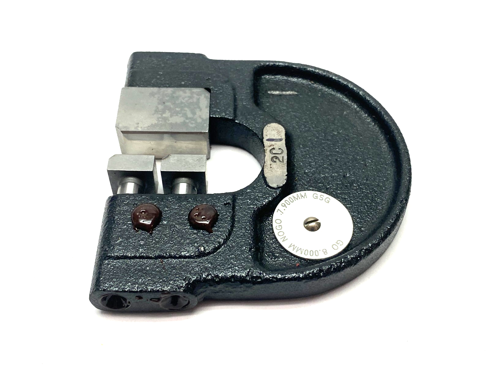 GSG 8.00mm x 7.90mm GO/NOGO Snap Gage Style C - New – Open box - Maverick Industrial Sales