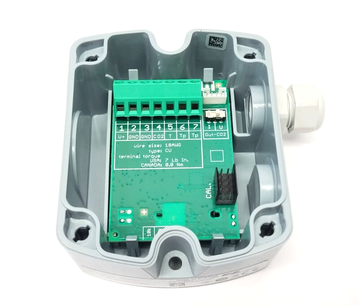 E+E Elektronik EE820 CO2 Sensor Transmitter, 10,000ppm 15-35VDC/24VAC, T19047 - Maverick Industrial Sales