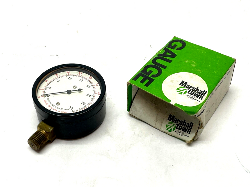 Marshall Town G10609 Water Pressure Gauge 2-1/2" Fig. 1/4" Connection - Maverick Industrial Sales