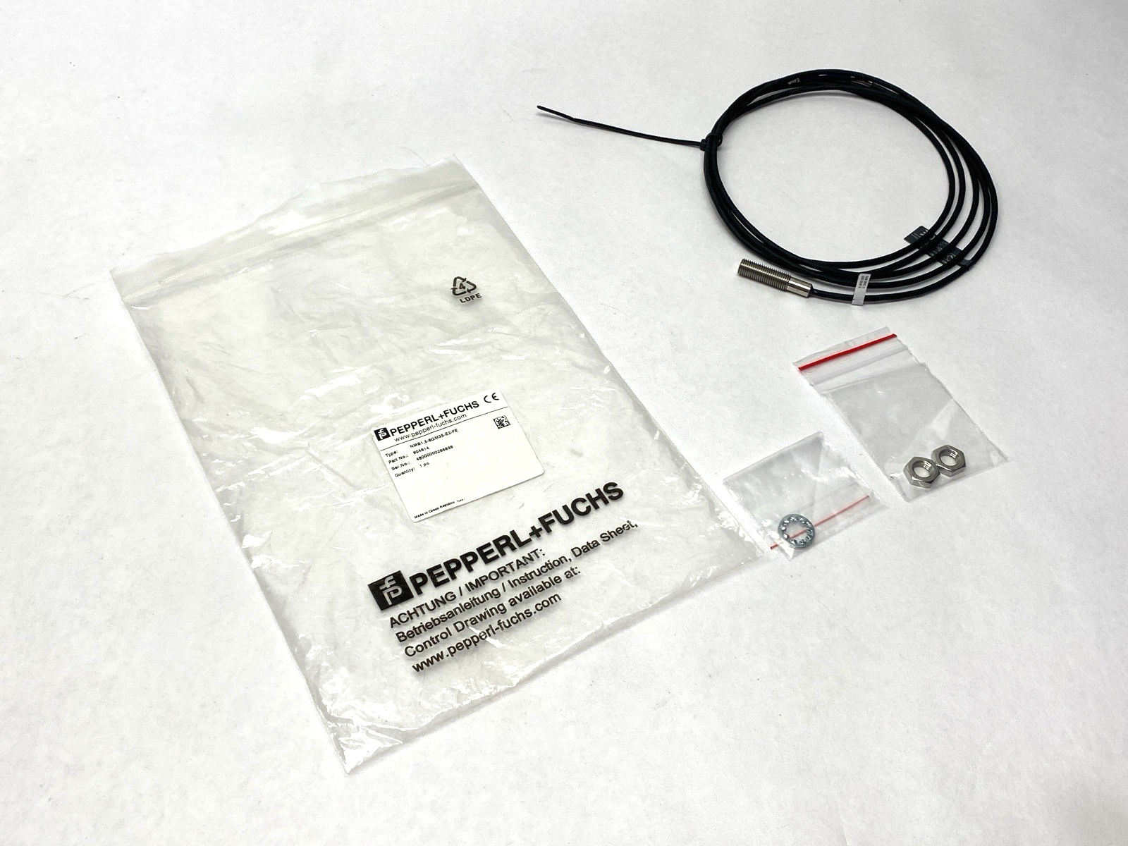 Pepperl+Fuchs NMB1,5-8GM35-E2-FE Inductive Sensor 904814 - Maverick Industrial Sales