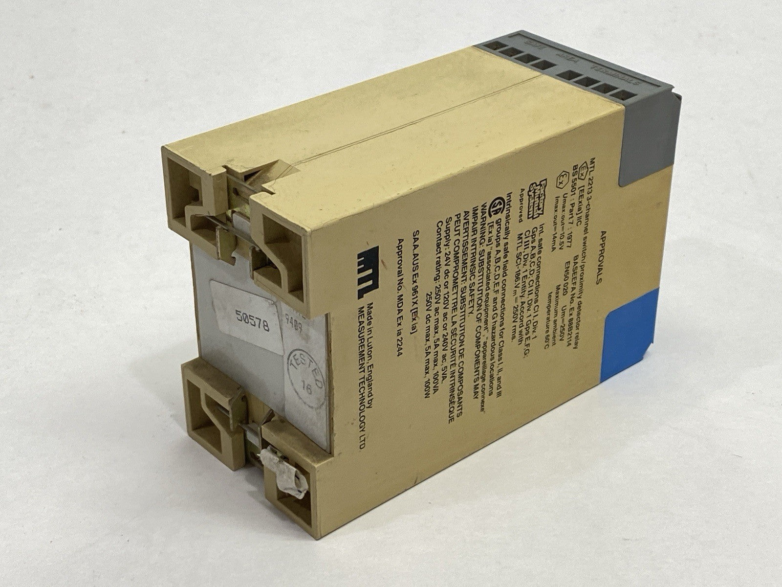 Measurement Technology MTL 2213 Proximity Detector Relay 24VDC - Maverick Industrial Sales