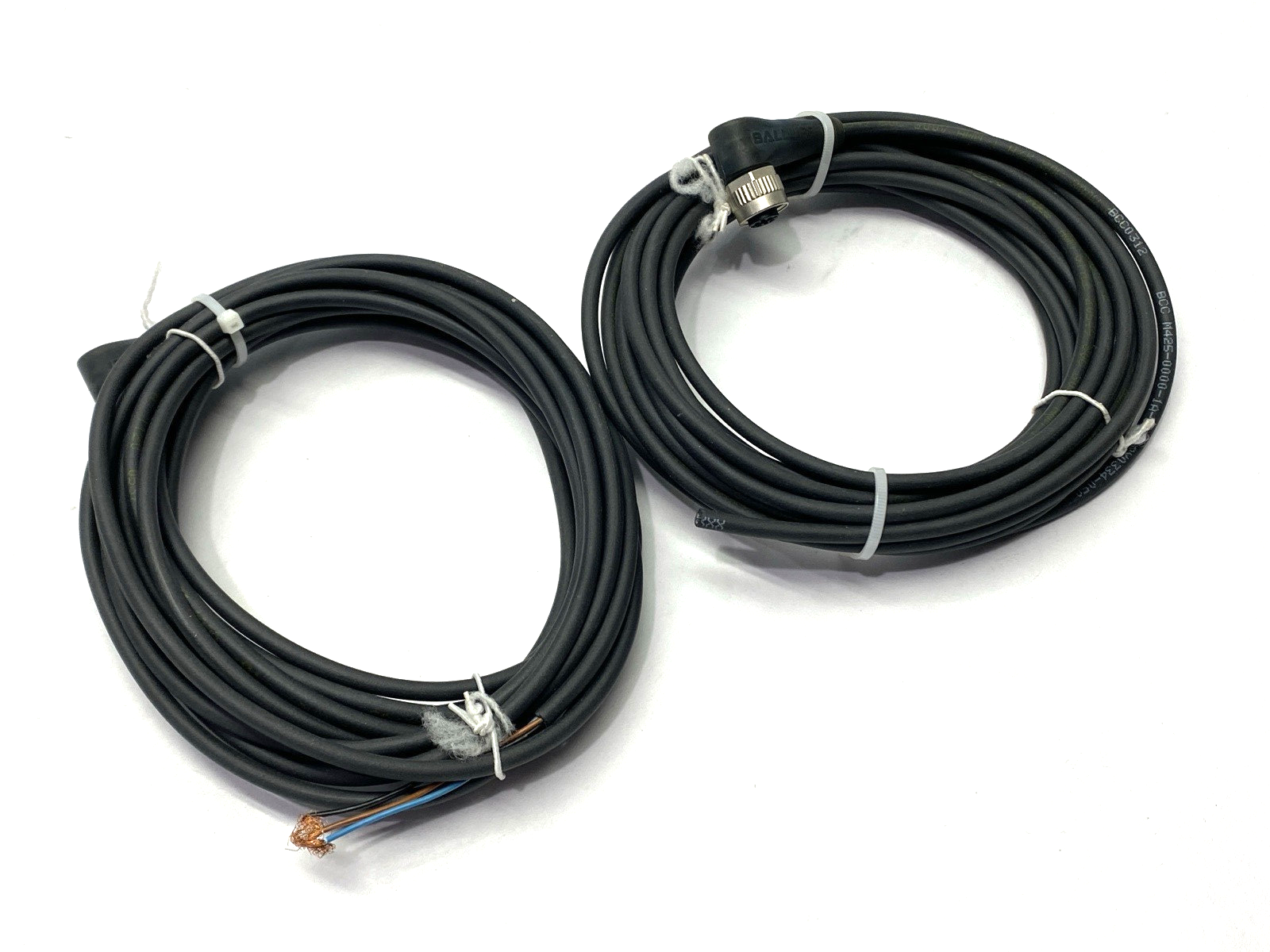 Balluff BCC0312 Single-End Sensor Cordset BCC M425-00-1A004-PX0334-050 LOT OF 2 - Maverick Industrial Sales