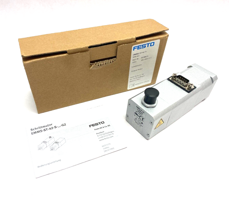 Festo EMMS-ST-42-S-SEB-G2 Stepper Motor 1740rpm 1.8 Degree Step 1370473 - Maverick Industrial Sales