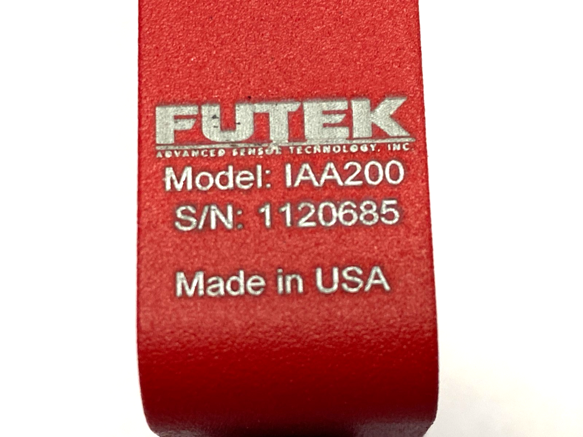 Futek IAA200 Strain Gauge Analog Amplifier, IP40, 16-26VDC, FSH04940 - Maverick Industrial Sales