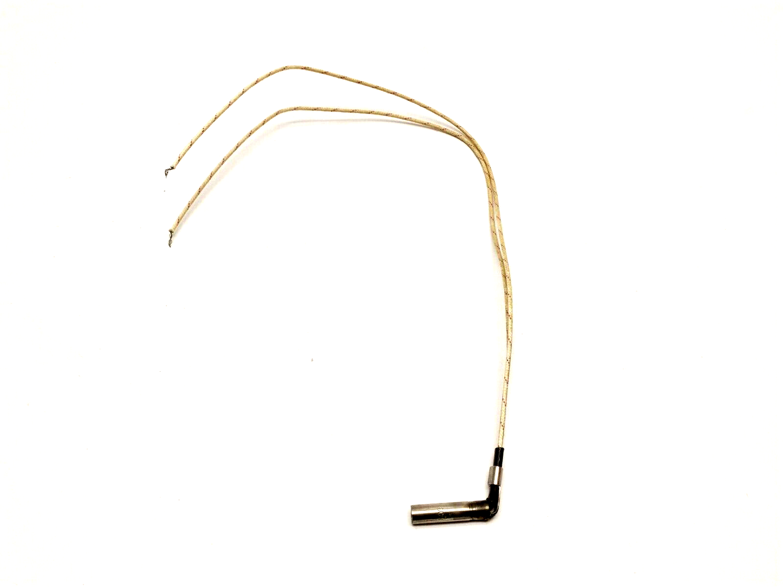 Epoch D1Z12FLS90 Cartridge Heater 1/4" x 1" Long 120V 80W 90 Deg. Clip 12" Leads - Maverick Industrial Sales