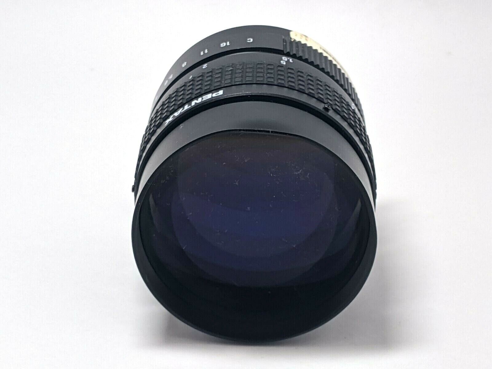 Pentax 27509KA Machine Vision Lens 75mm F 1:1.4 C-Mount - Maverick Industrial Sales