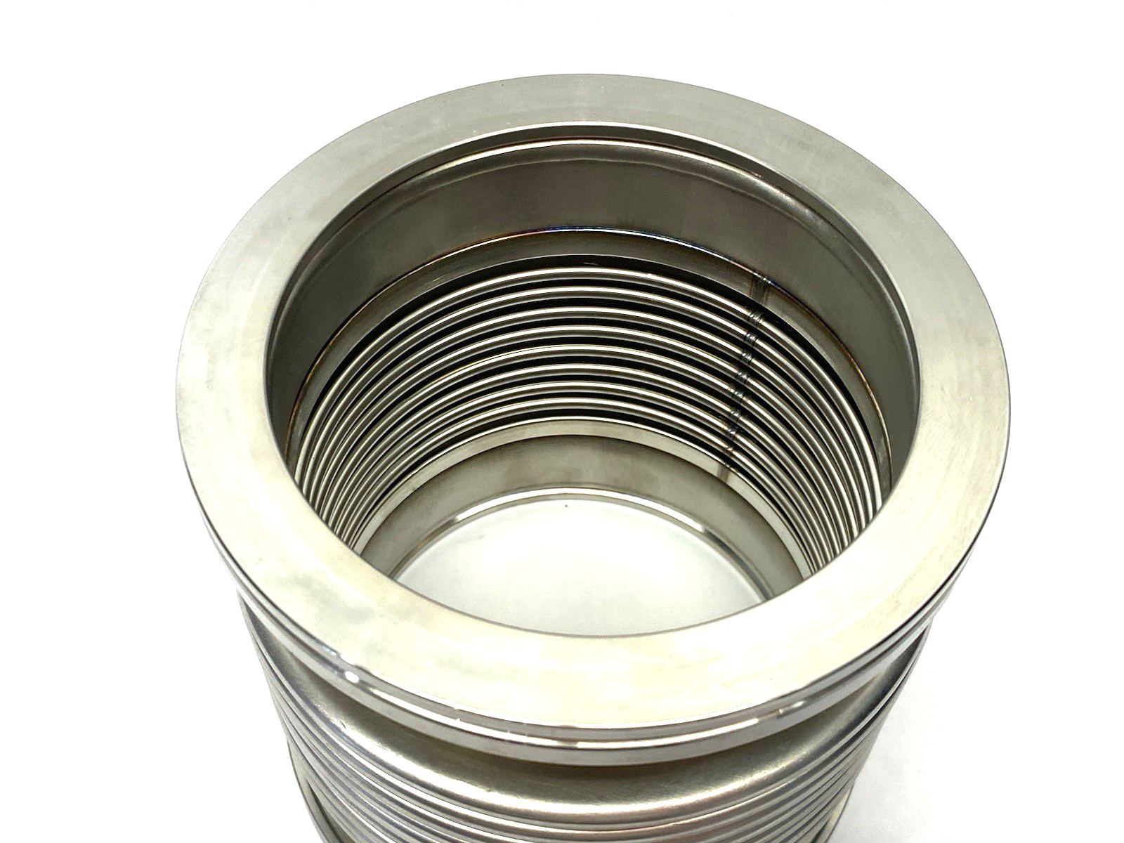 Edwards P107277 Stai Steel Vacuum Hose Flexible Bellow ISO-LF Flange Size NW-100 - Maverick Industrial Sales