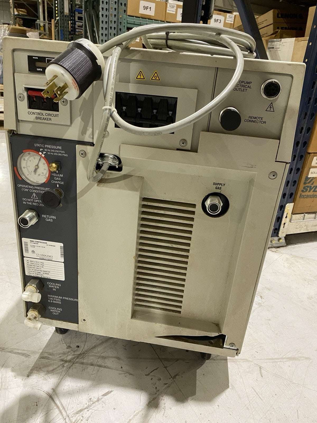 CTI Cryogenics 8135901G001 Chipped Casing 3Ph 9600 Series Compressor 380-460V - Maverick Industrial Sales