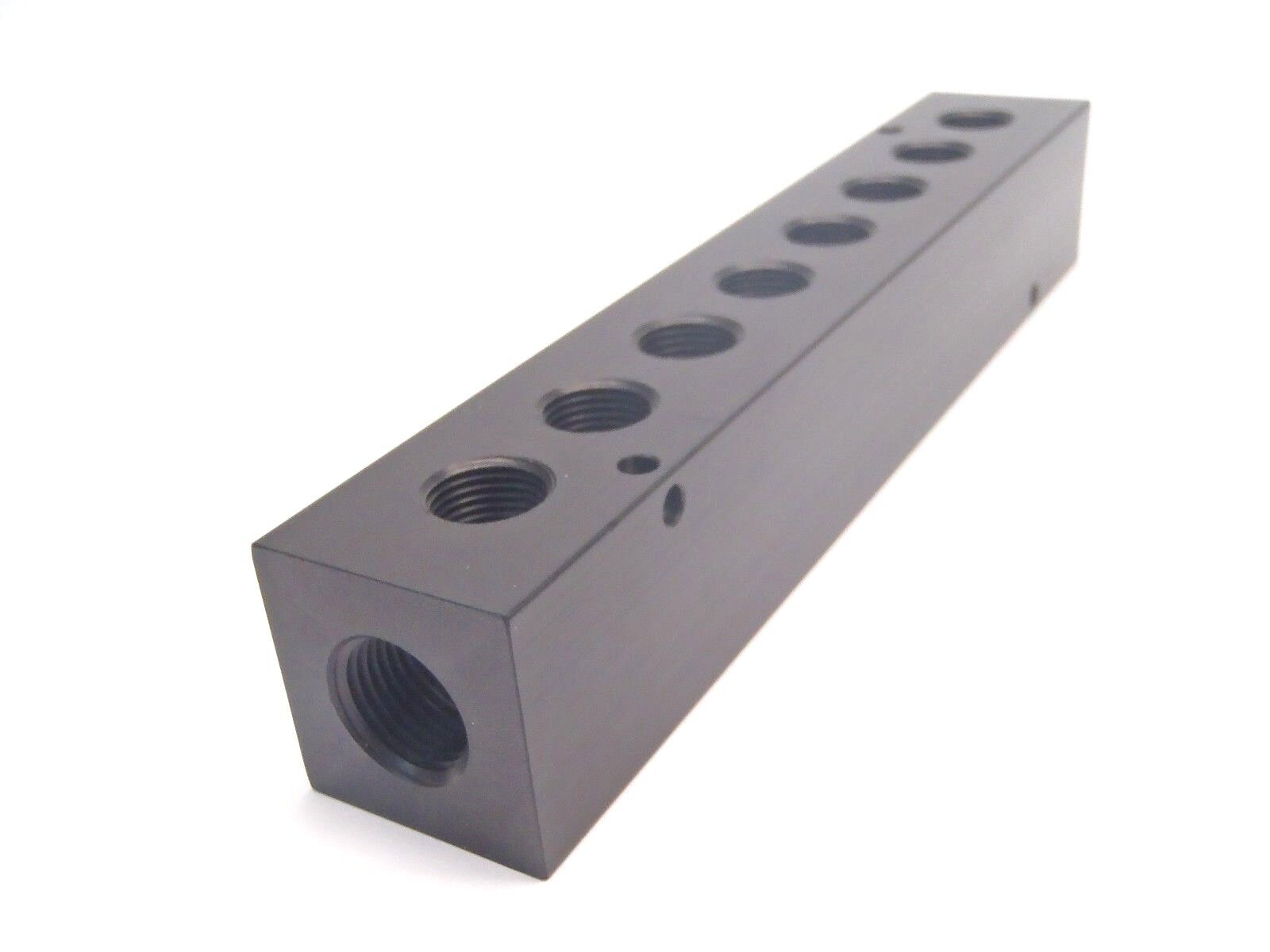 Bond Fluidaire AM-5-8 Manifold Block Approx. 8-11/16” L 2 Inlet 8 Outlet - Maverick Industrial Sales