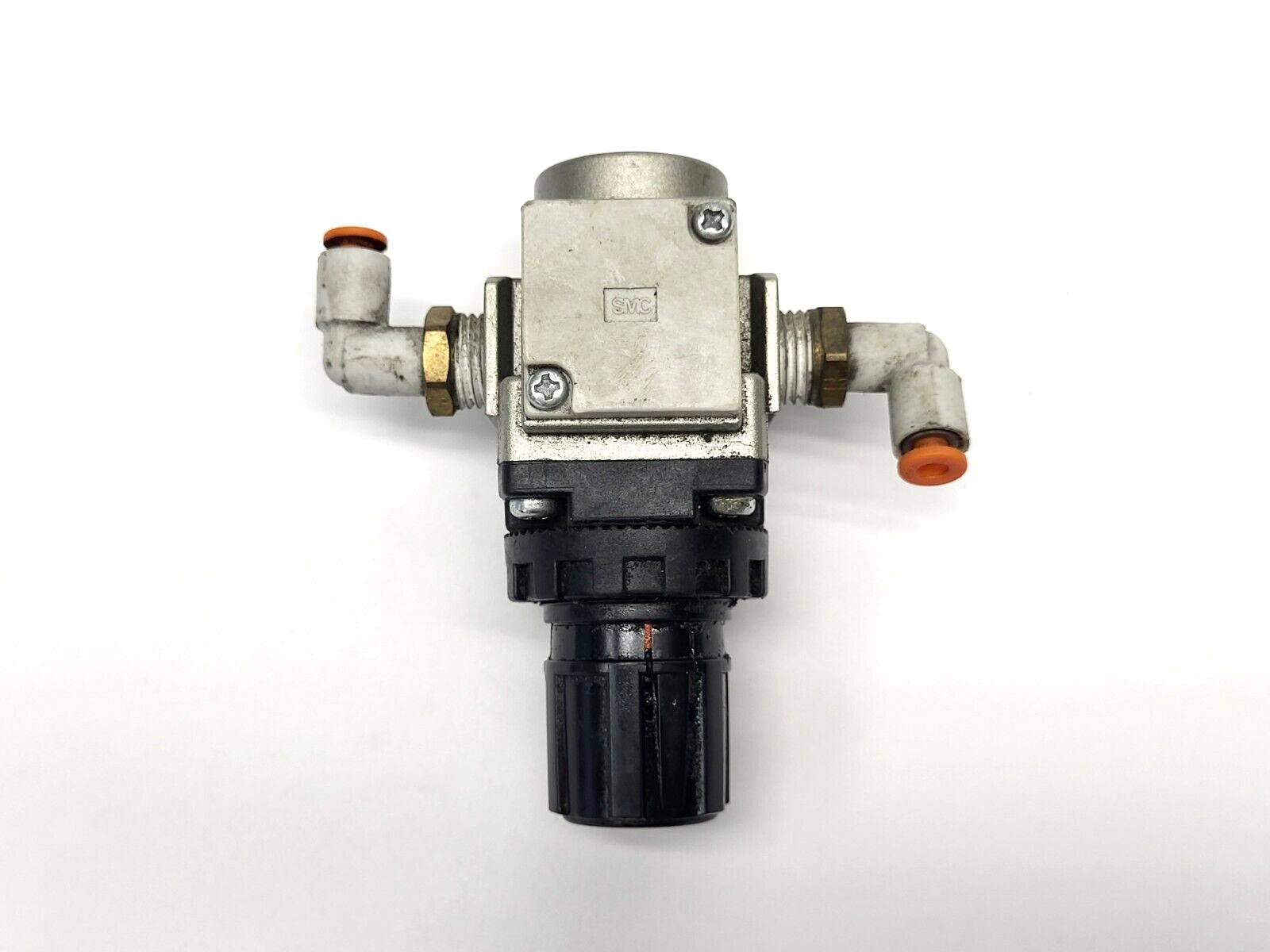 SMC AR20-N02E-Z Pneumatic Regulator MISSING PRESSURE GAUGE COVER - Maverick Industrial Sales