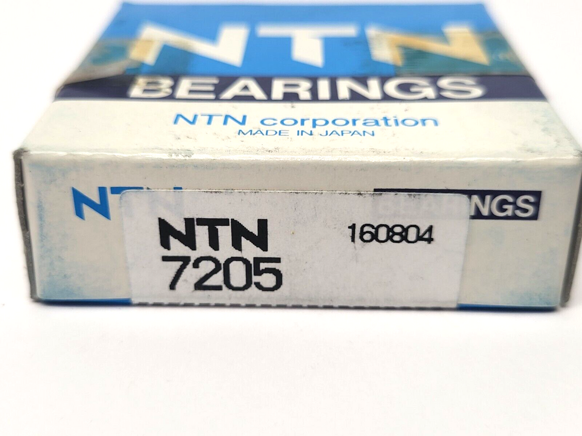 7205 | NTN Angular Contact Bearing - New - Maverick Industrial Sales