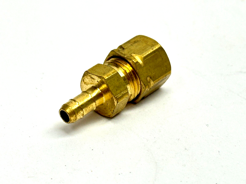 Parker X22CA-4-4 1/4" OD Compression x 1/4" Barb Adaptor Brass LOT OF 29 - Maverick Industrial Sales