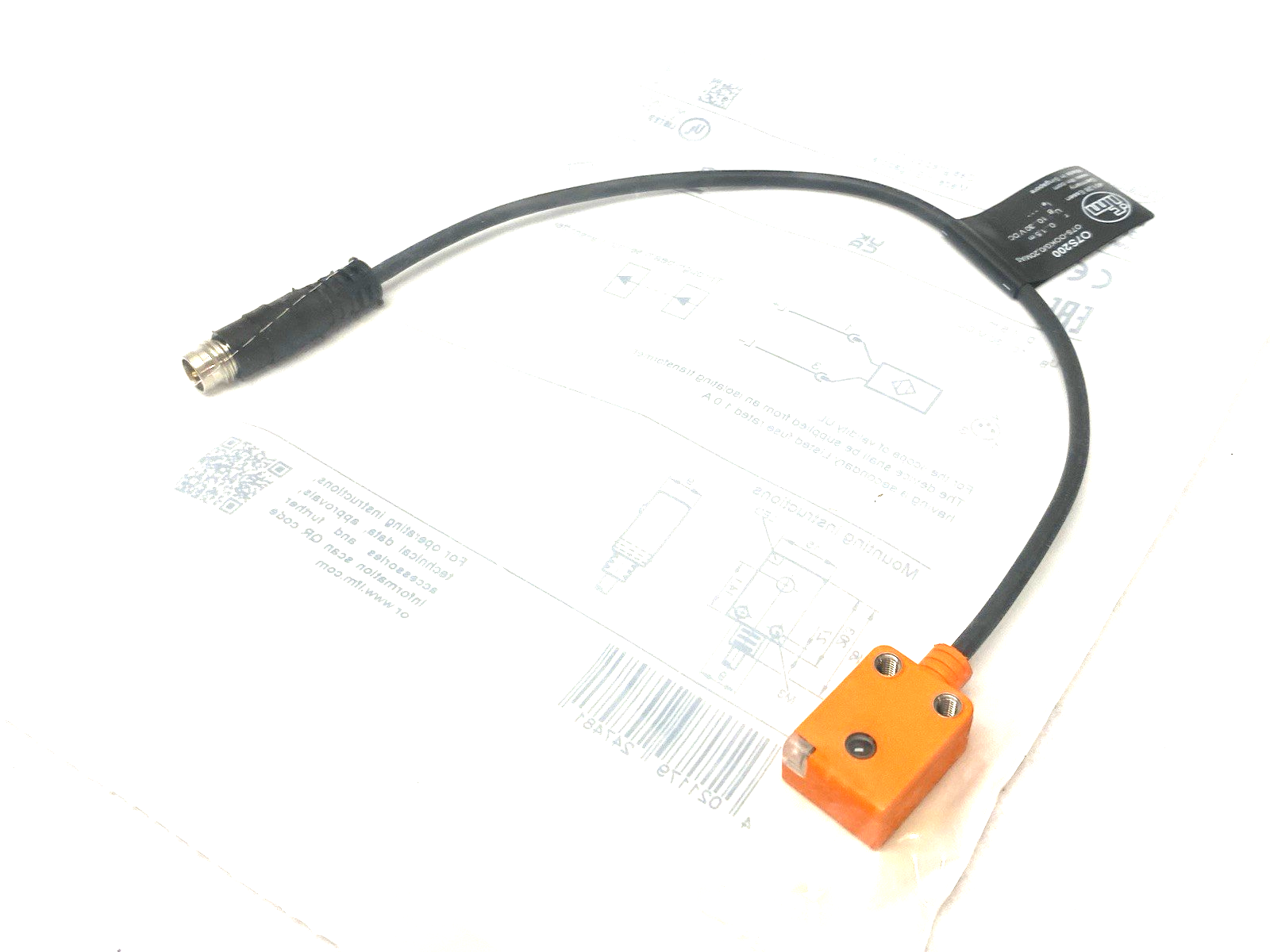 O7S200, O7S-OOKG/0,20M/AS | ifm O7S200 Through-Beam Sensor Transmitter Red Light, O7S-OOKG/0,20M/AS - New - Maverick Industrial Sales