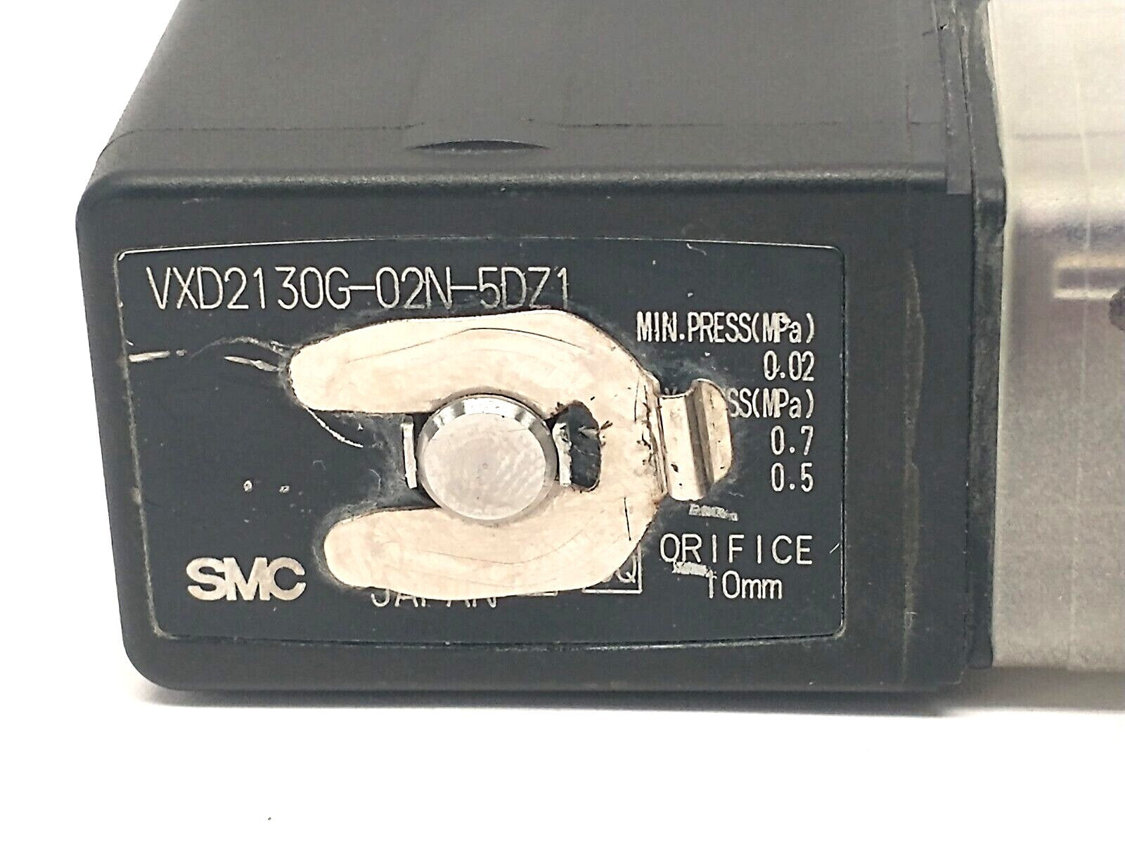 VXD2130G-02N-5DZ1 | SMC 2-Way Media Valve - Used - Maverick Industrial Sales