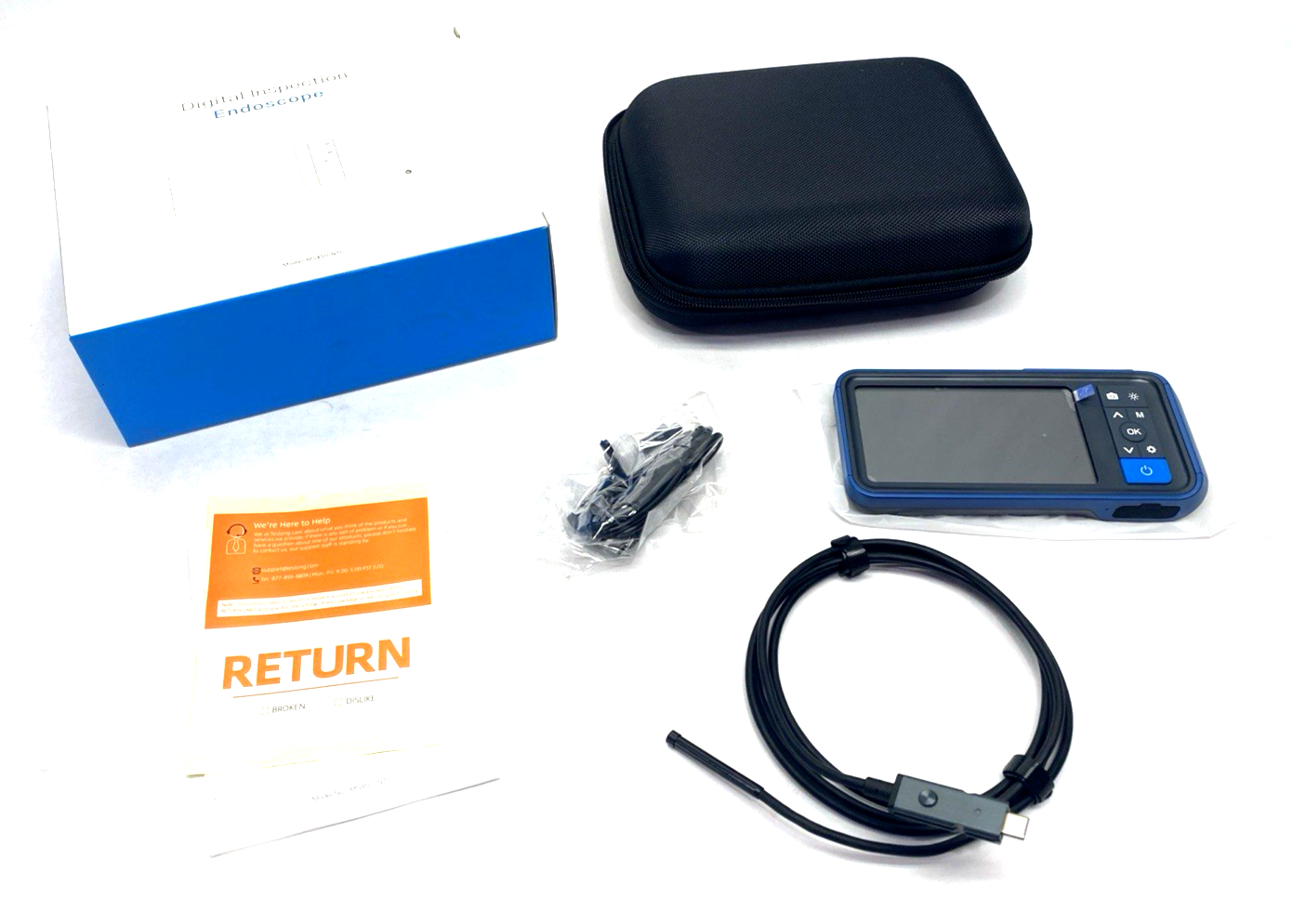 Teslong MS450-NTC Digital Inspection Endoscope - Maverick Industrial Sales