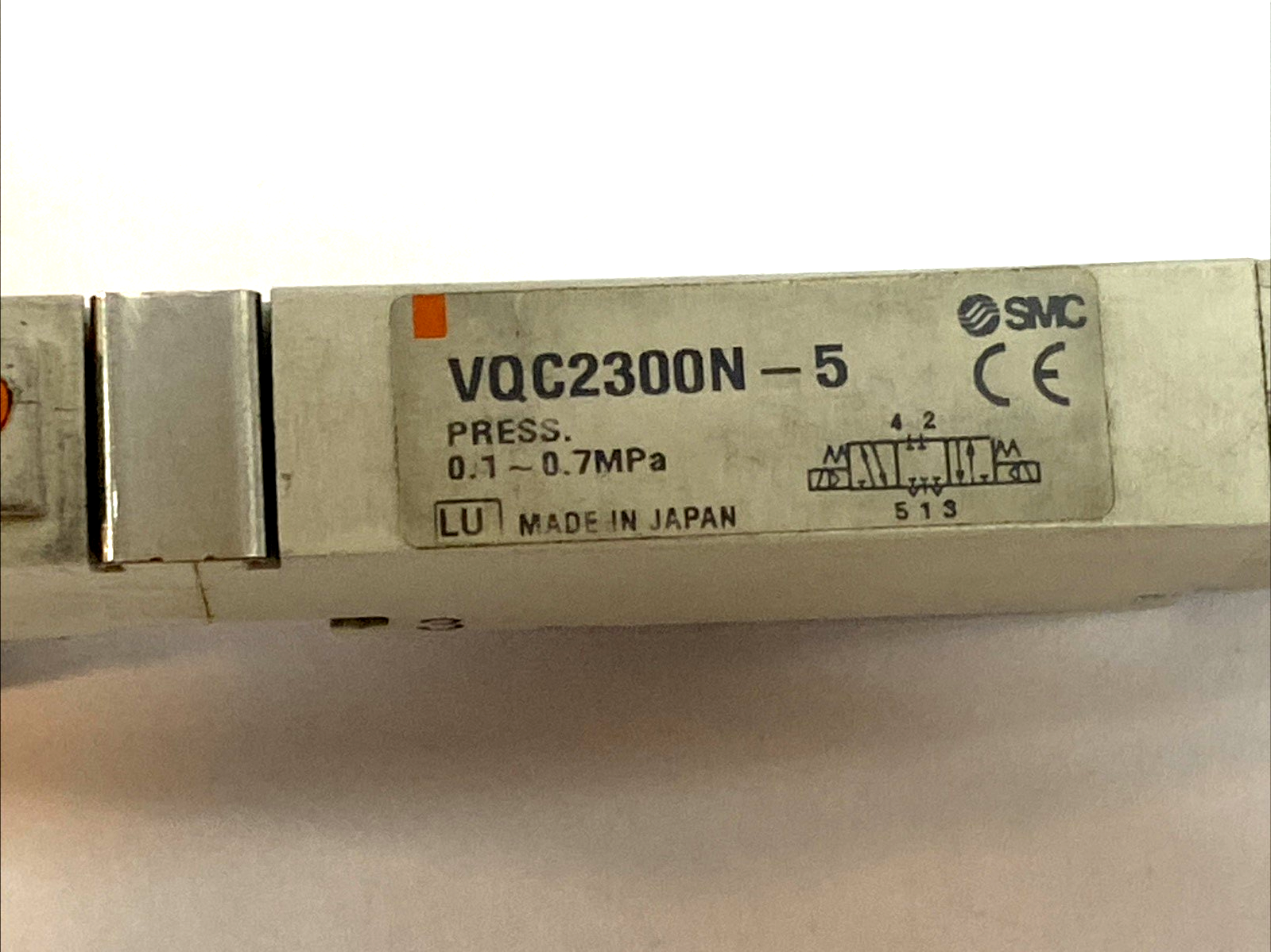 VQC2300N-5 | SMC 5-Port Solenoid Valve 24VDC 3-Position Closed Center - Used - Maverick Industrial Sales