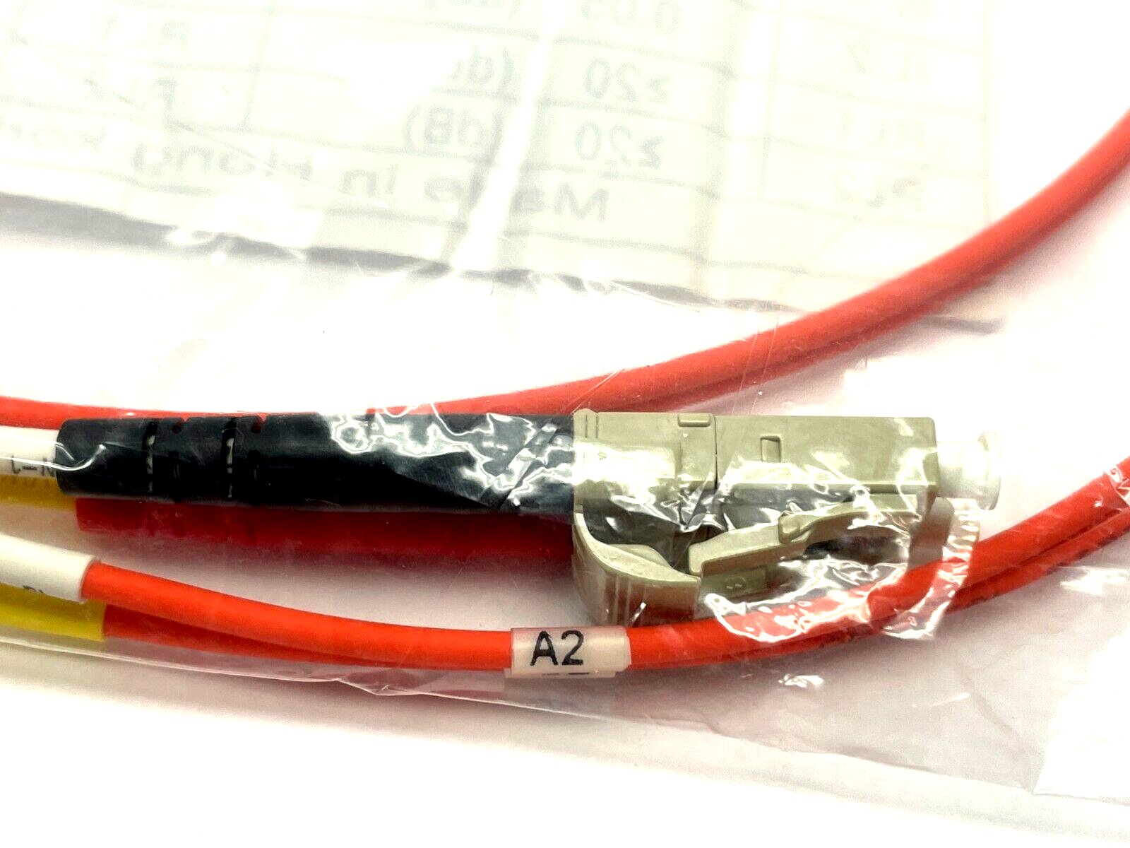 Black Box FOCMP62-001M-LCLC-OR Duplex Patch Cable 1m Length - Maverick Industrial Sales