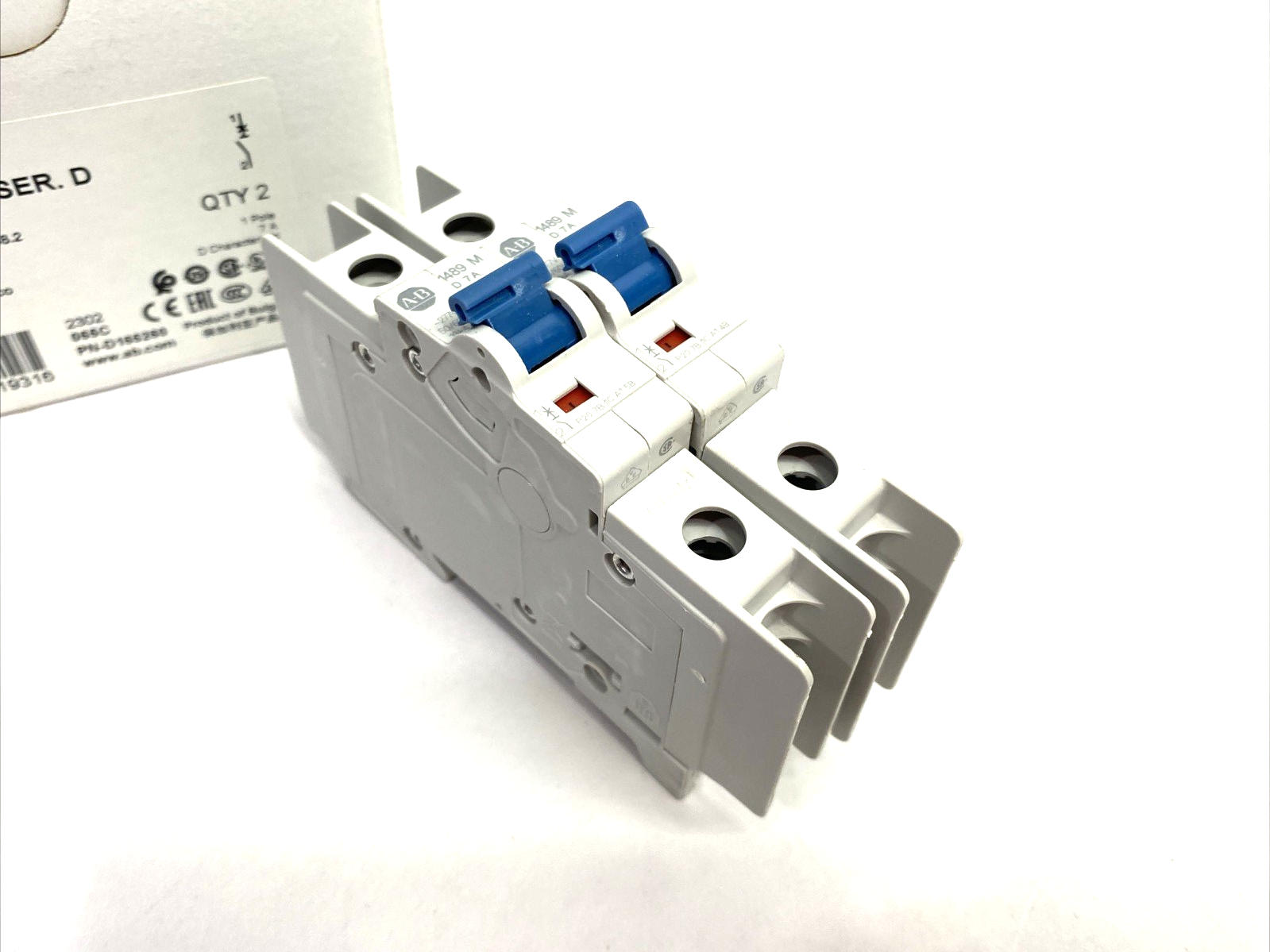 1489-M1D070 | Allen Bradley Ser. D Circuit Breaker 1-Pole 7A BOX OF 2 - New Other - Maverick Industrial Sales