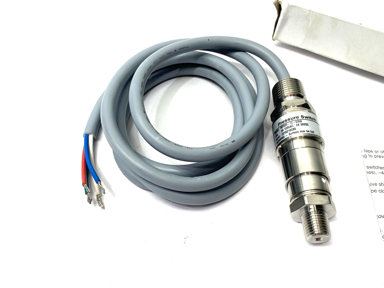 AutomationDirect MPS25-1C-D30A ProSense Mechanical Pressure Switch 6-30psi - Maverick Industrial Sales