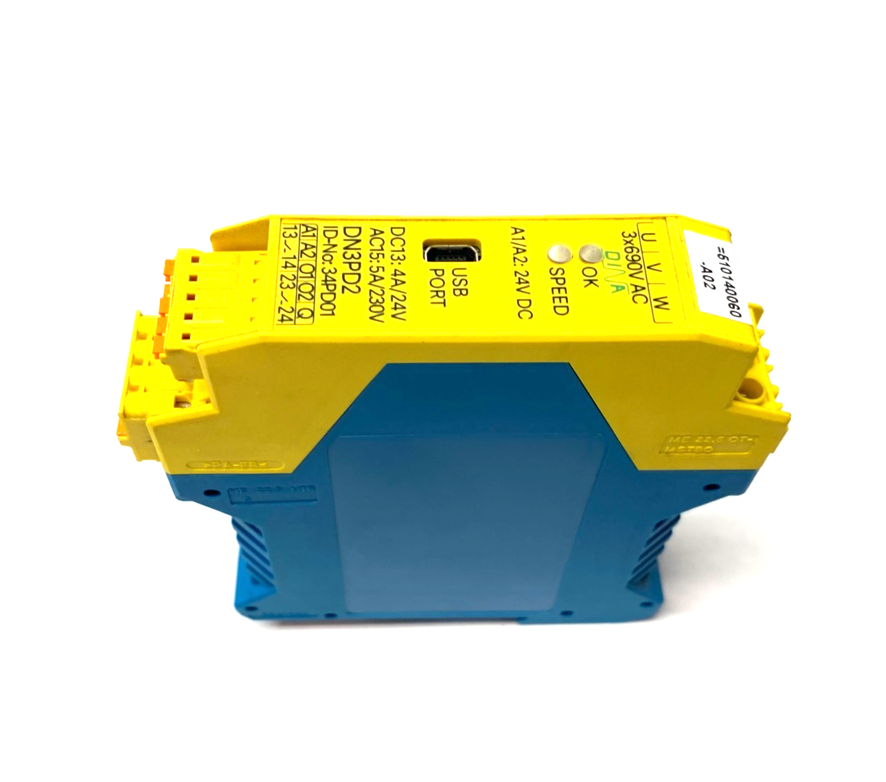 Dina Elektronik 34PD01 SAFEONE Speed Monitor Module DN3PD2 - Maverick Industrial Sales