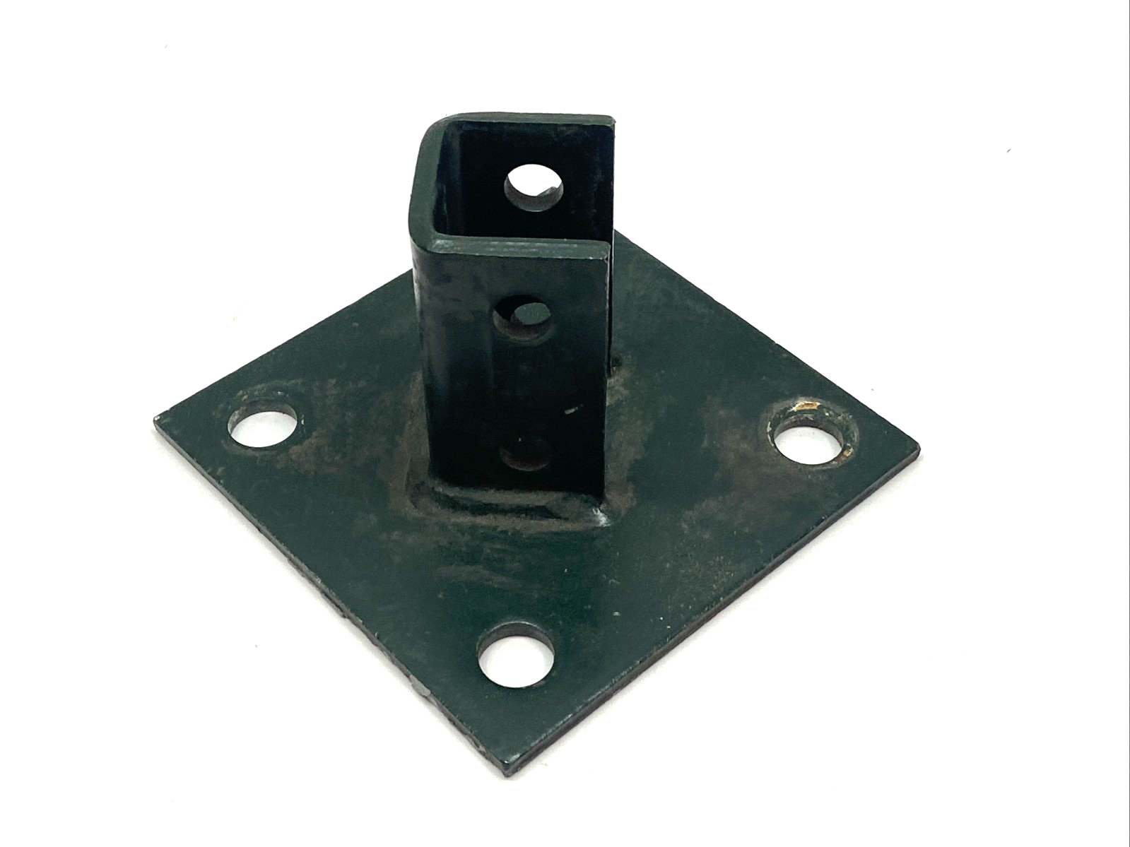 Eaton B280 Square Offset Post Base Green 6" x 6" x 3 1/2" Fits B22 1 5/8" - Maverick Industrial Sales