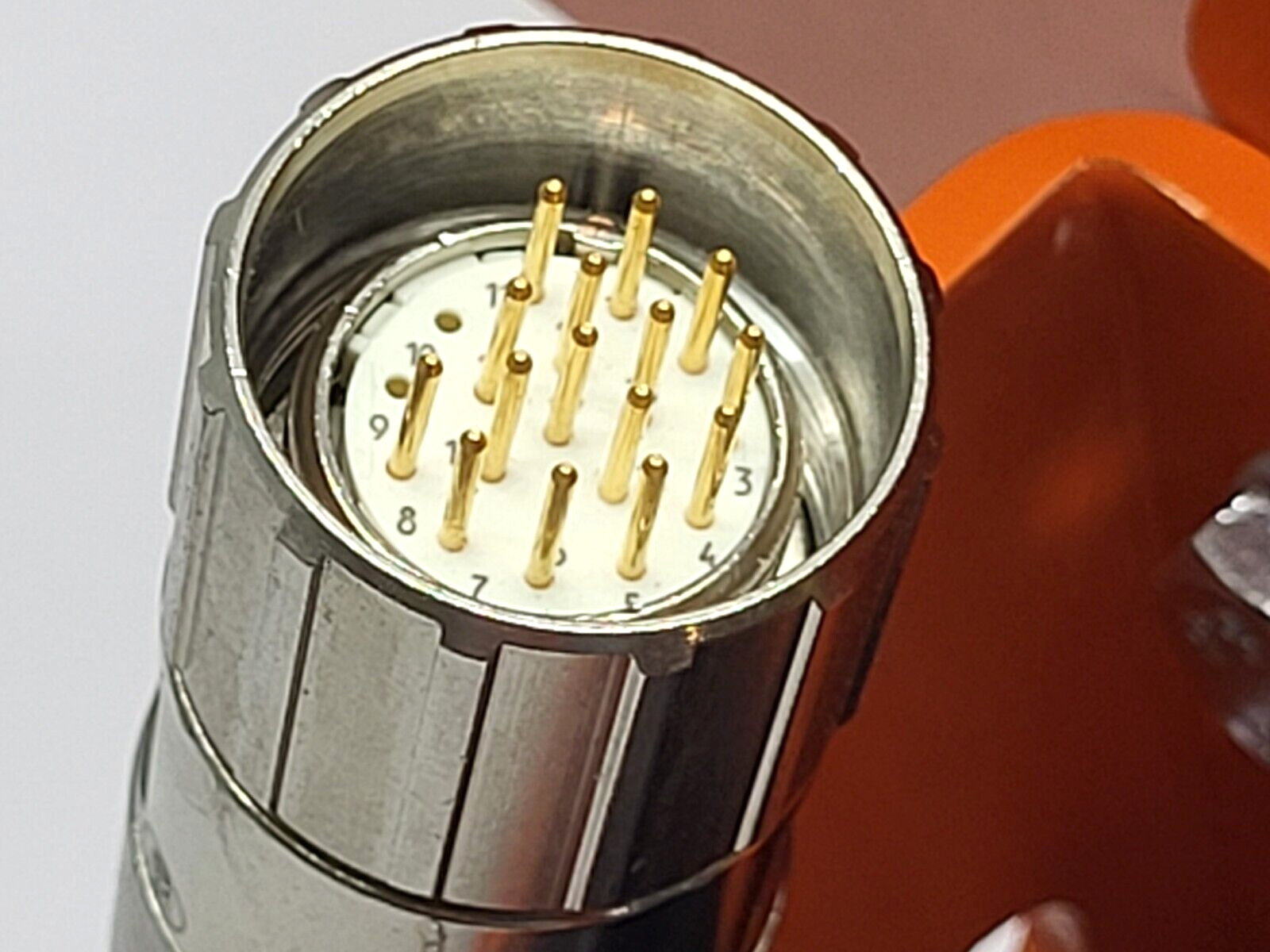 ABB PVCR1059 Robot Cable Take Up Reel 17-Pin Connector M to F MISSING BALL STOP - Maverick Industrial Sales