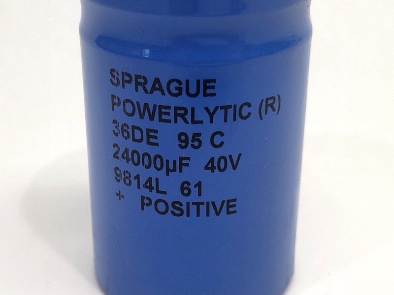 Sprague Powerlytic 36DE Capacitor 40V - Maverick Industrial Sales