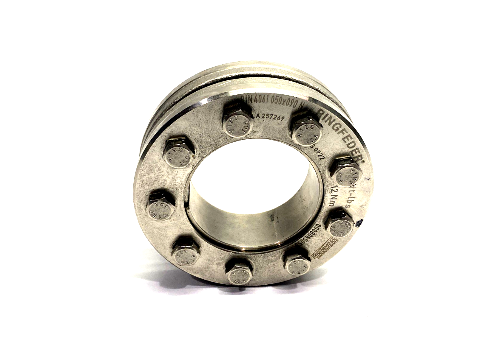 RFN 4061 050x090 N | Ringfeder Shrink Disc 50mm I.D. 90mm O.D. 9ft-Lbs. 12Nm - New – Open Box - Maverick Industrial Sales