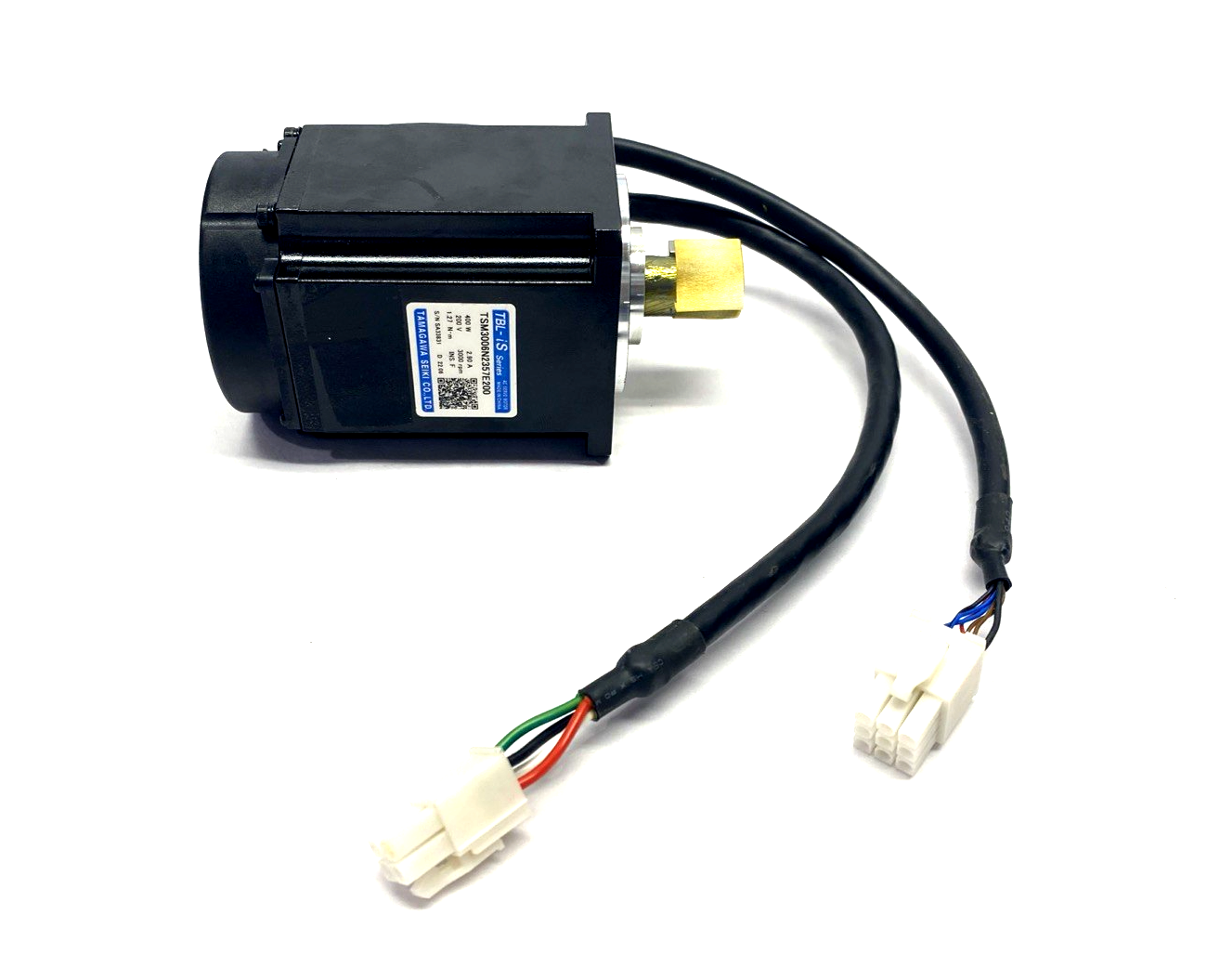 Tamagawa Seiki TSM3006N2357E200 TBL-iS Series AC Servo Motor 400W 2.9A 200V - Maverick Industrial Sales